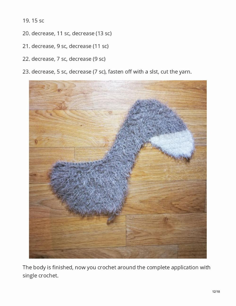 Crochet pattern “little donkey“