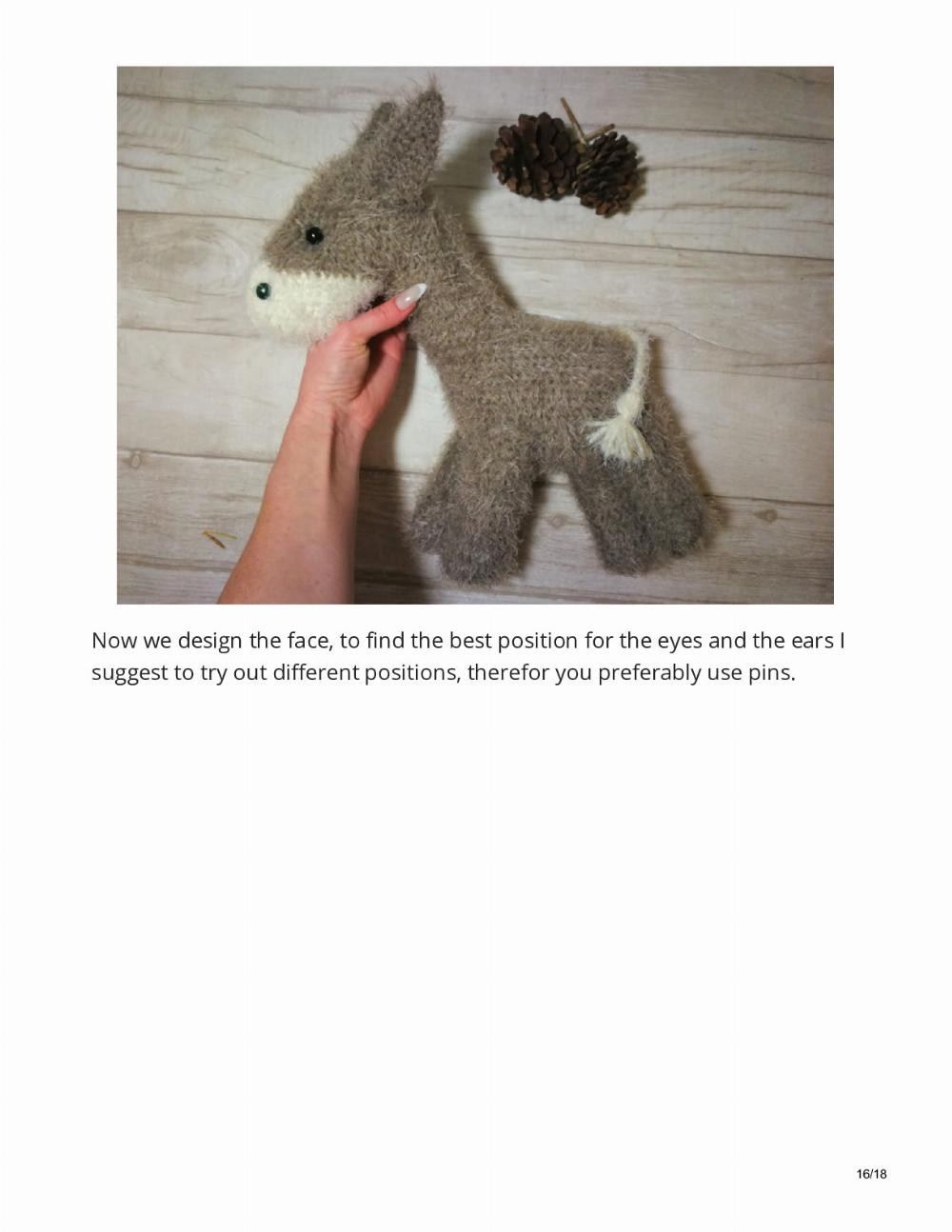 Crochet pattern “little donkey“