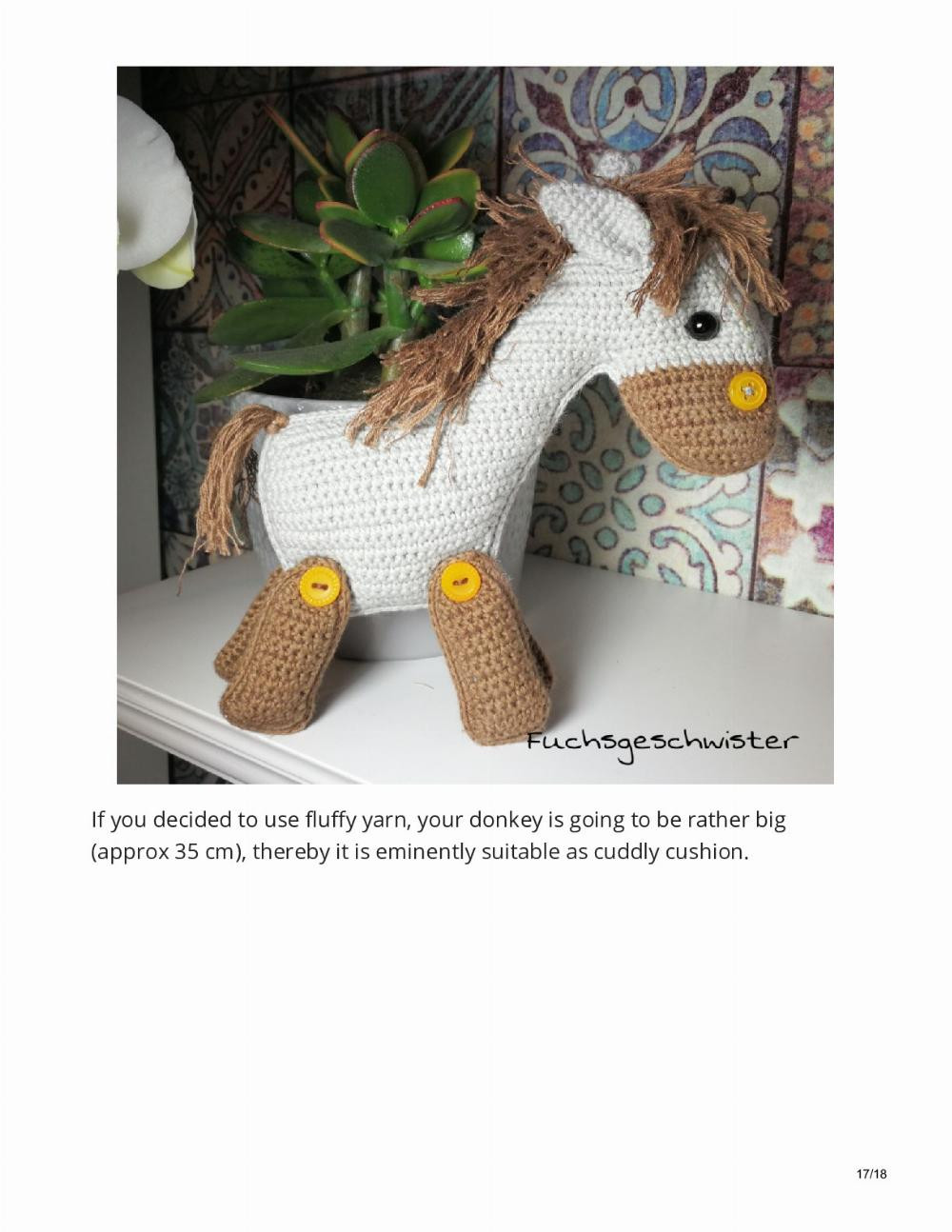 Crochet pattern “little donkey“