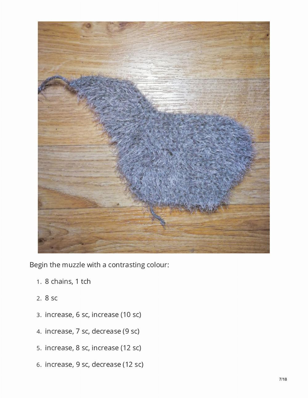 Crochet pattern “little donkey“