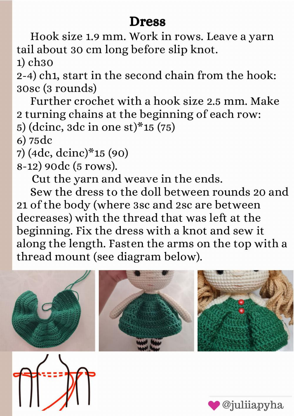 Crochet Pattern of Christmas Kids