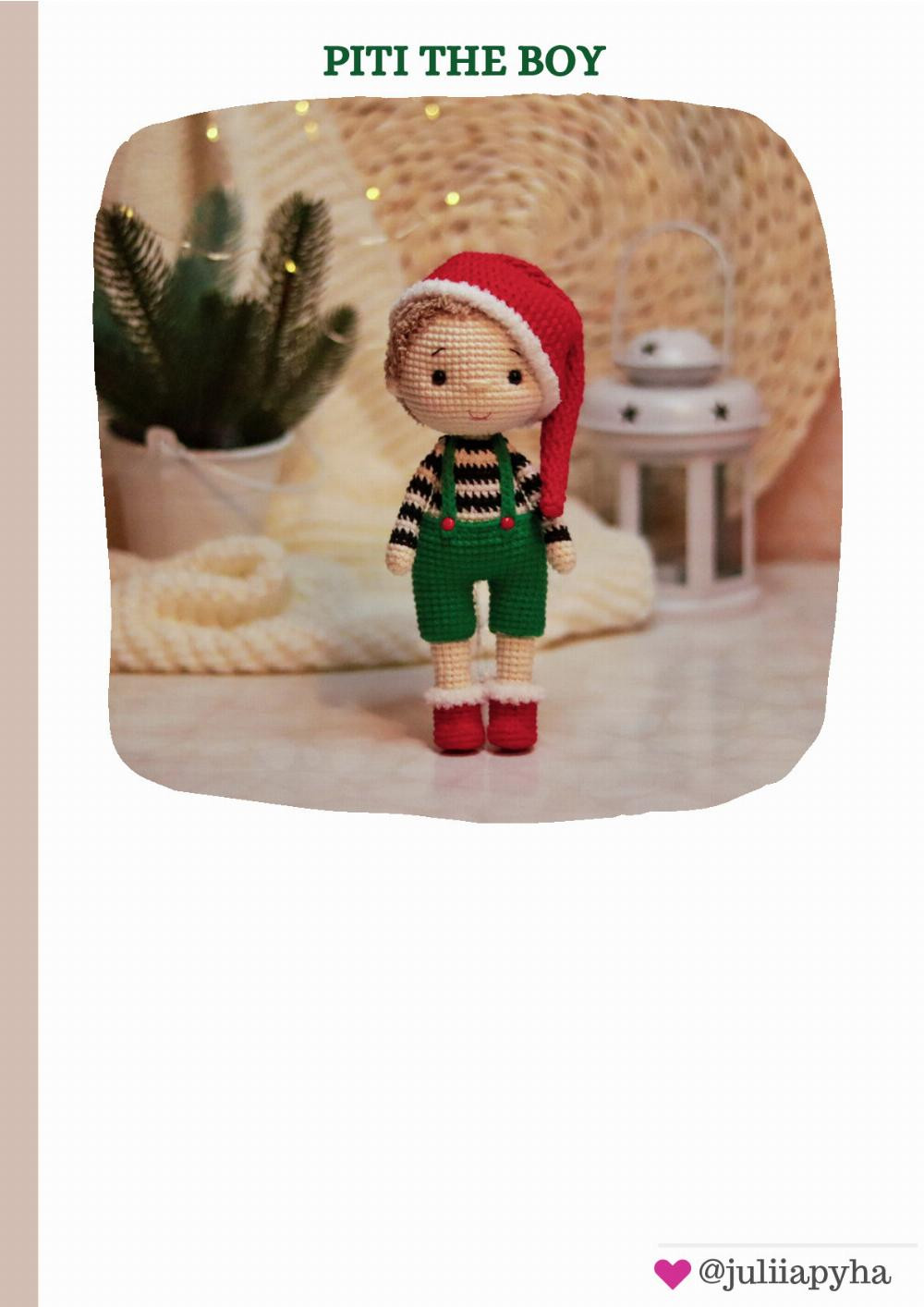 Crochet Pattern of Christmas Kids