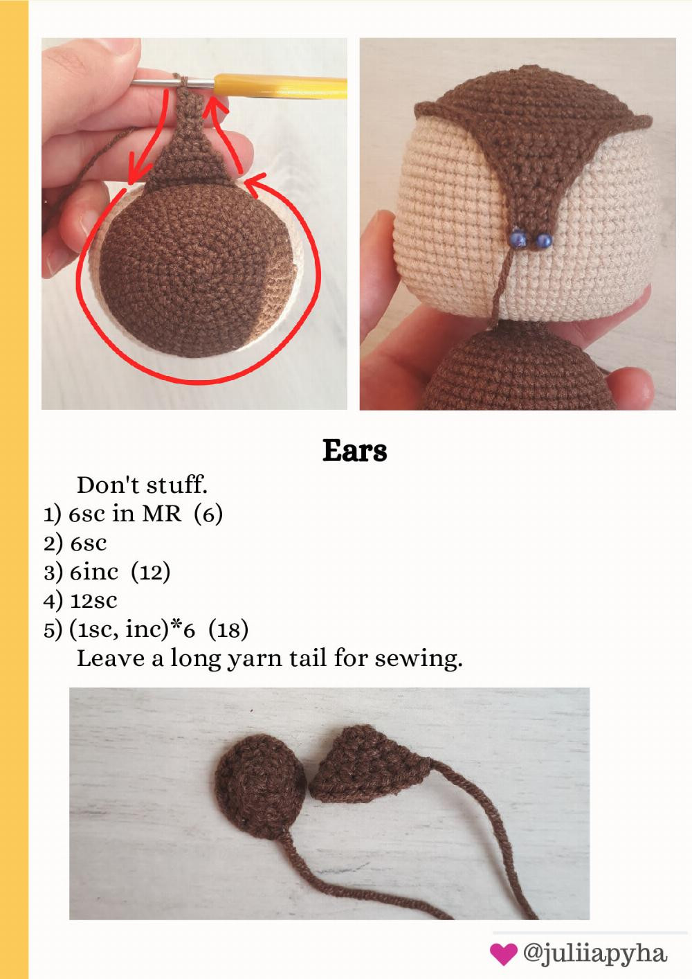 Crochet Pattern Owl Lola