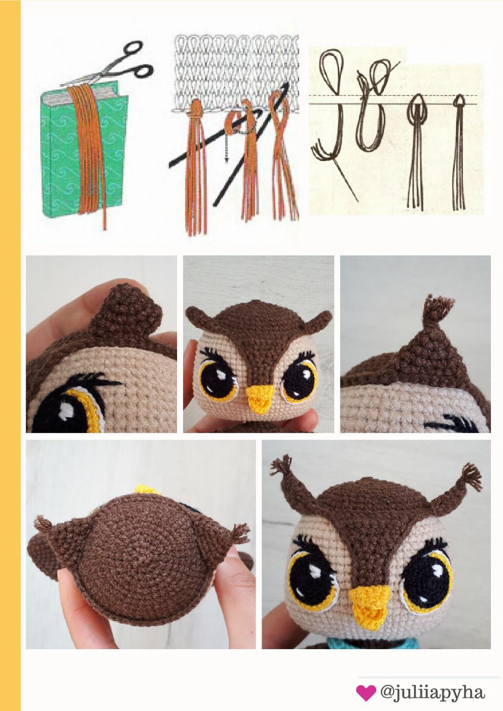 Crochet Pattern Owl Lola