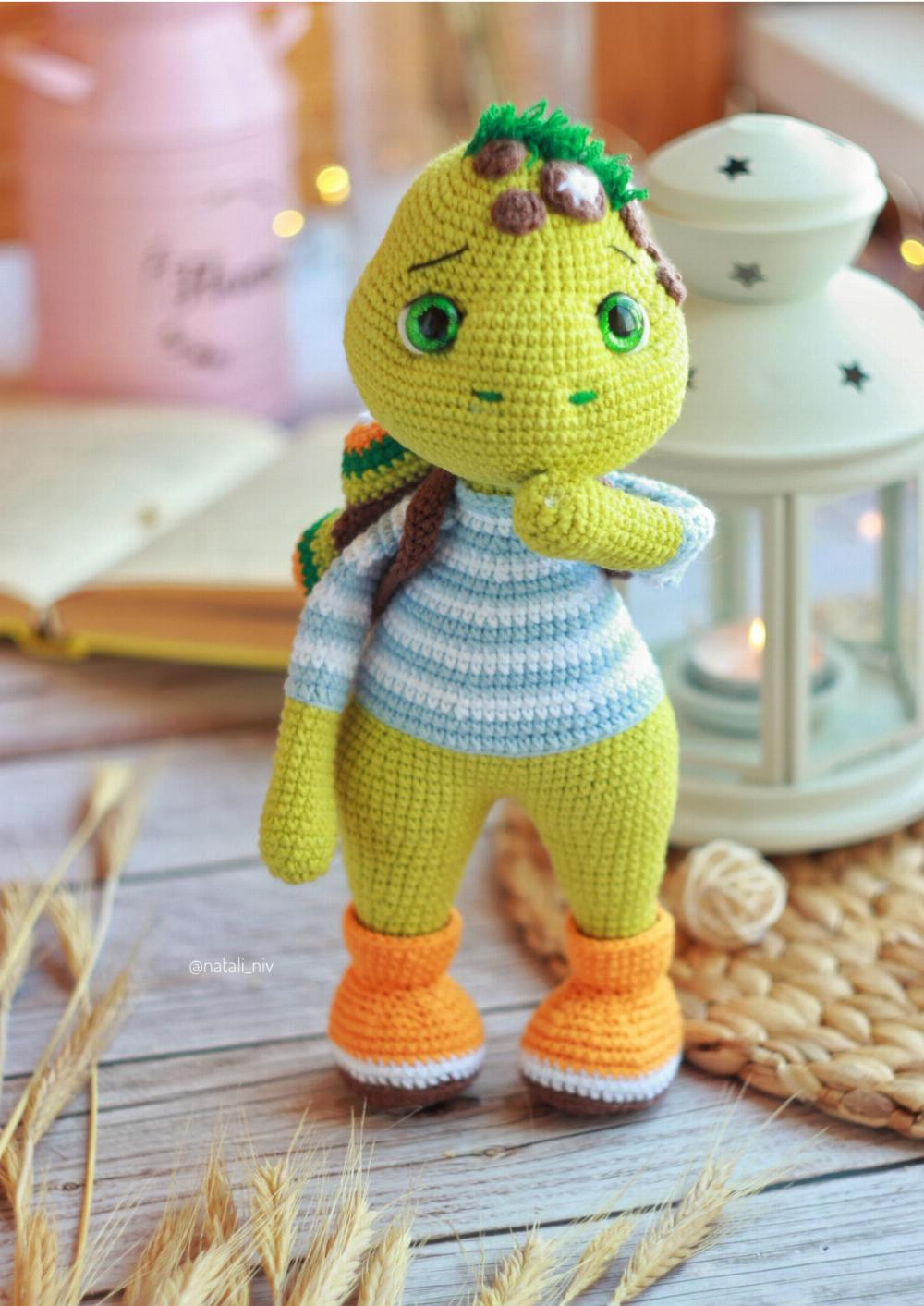 CROCHET PATTERN PASCAL the TURTLE