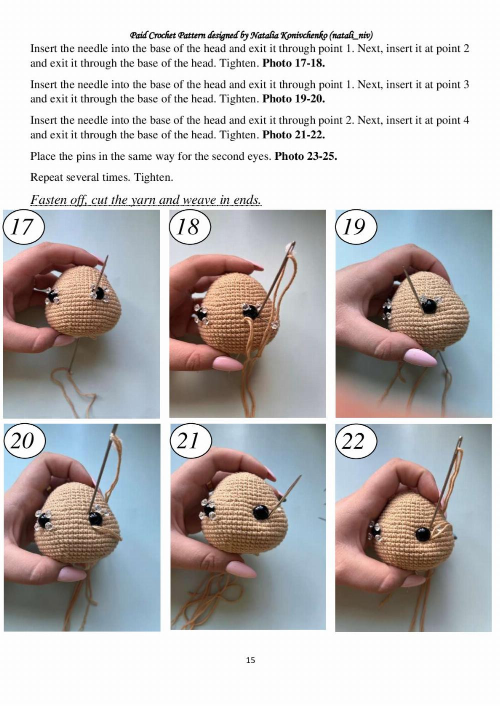 CROCHET PATTERN PIRATE doll