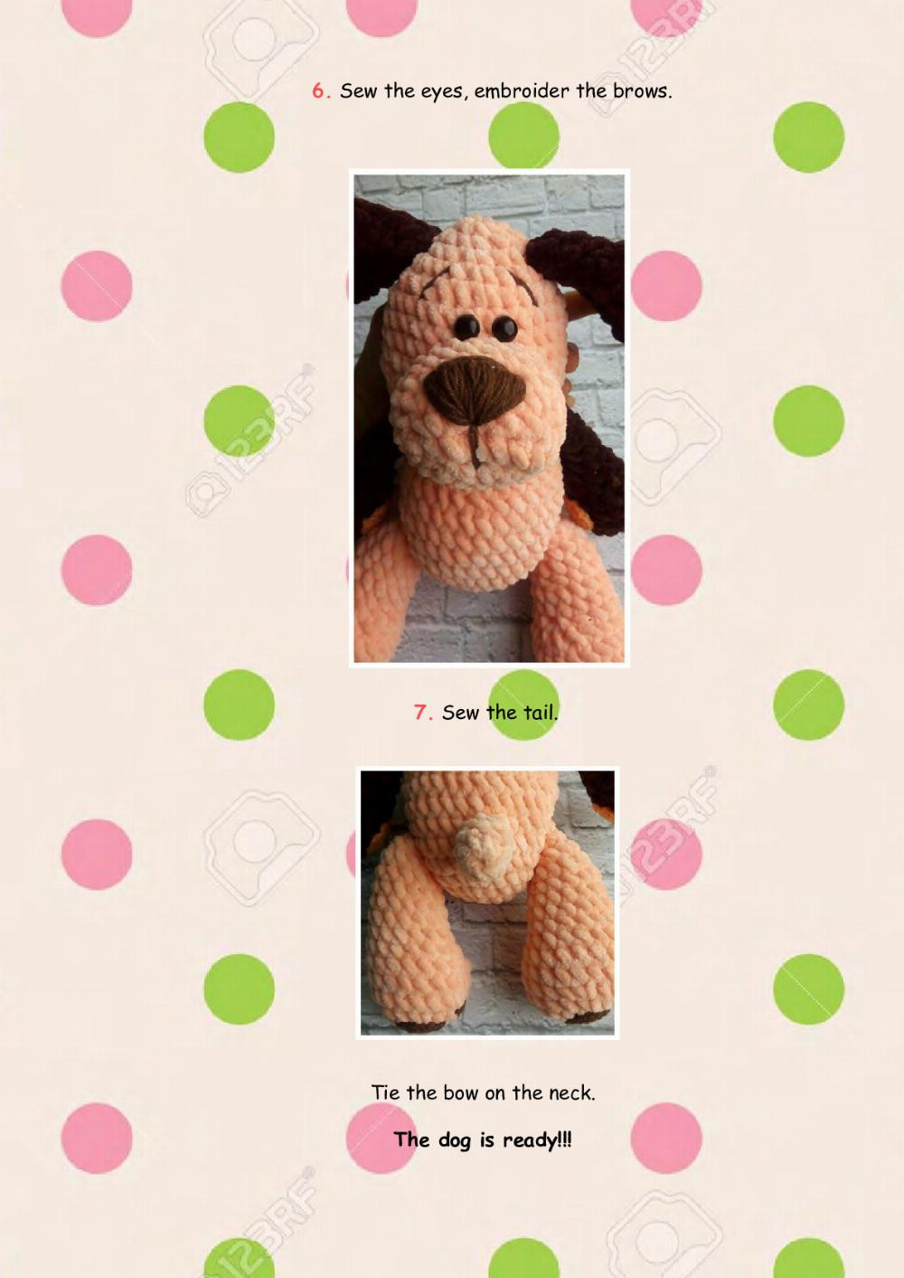 Crochet Pattern «Plush Dog»