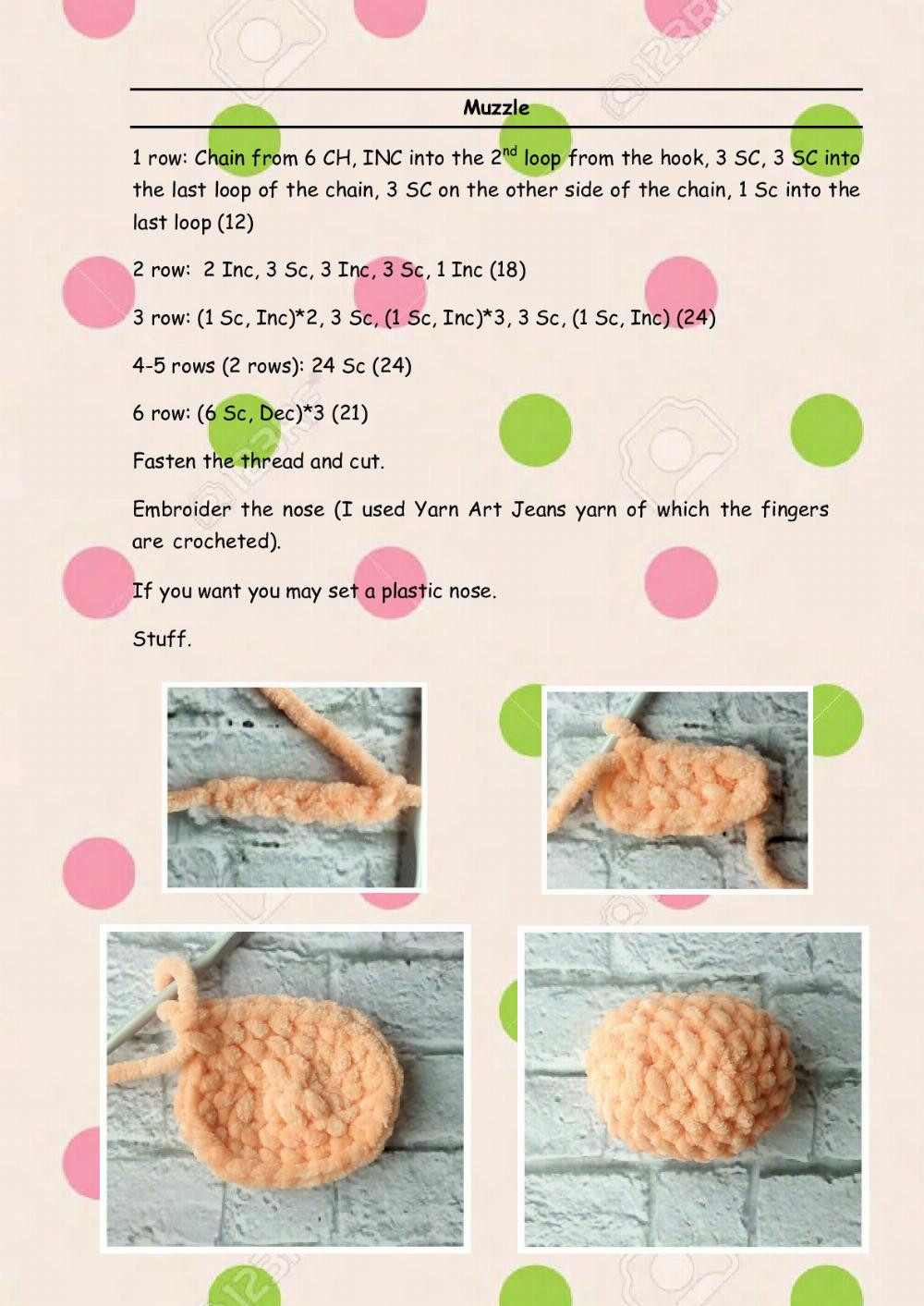 Crochet Pattern «Plush Dog»