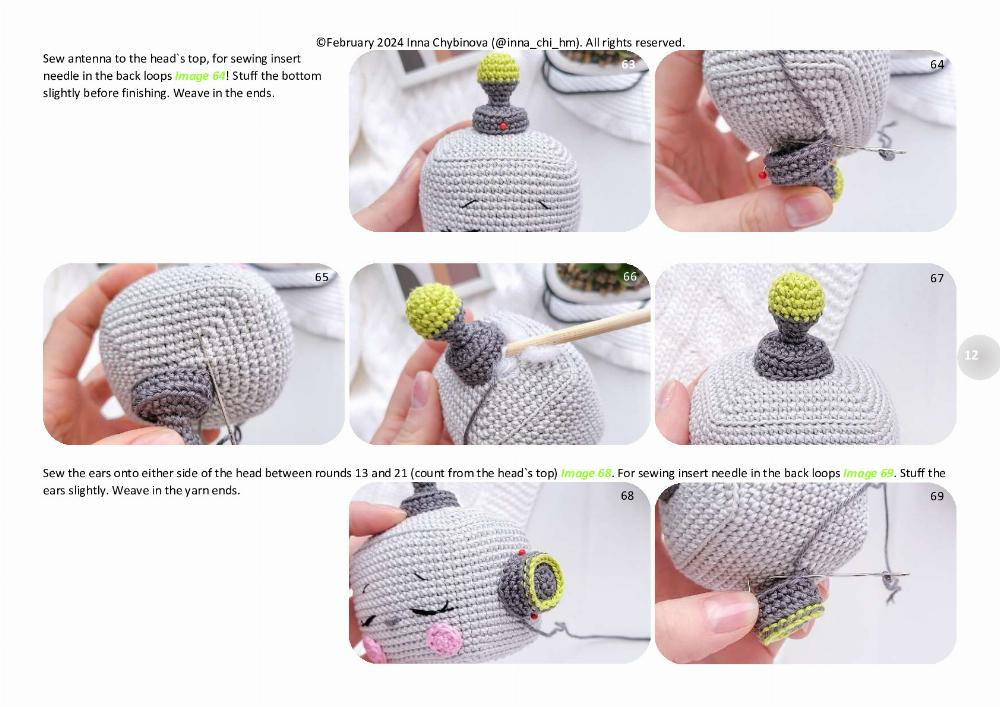 Crochet pattern “Robot Lovey”