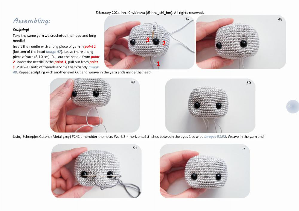 Crochet pattern “Robot rattle”