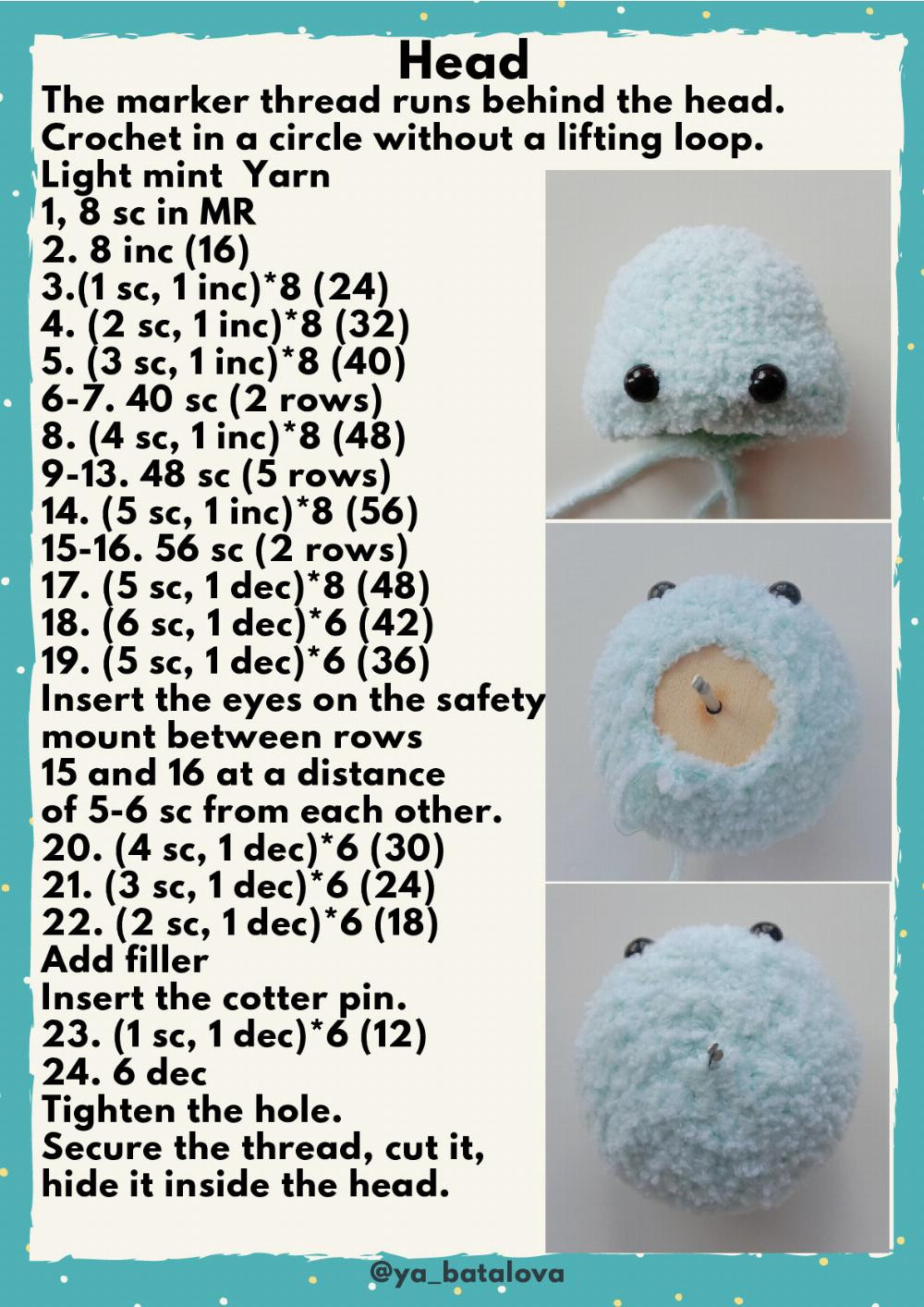 Crochet pattern "Snail – traveler"