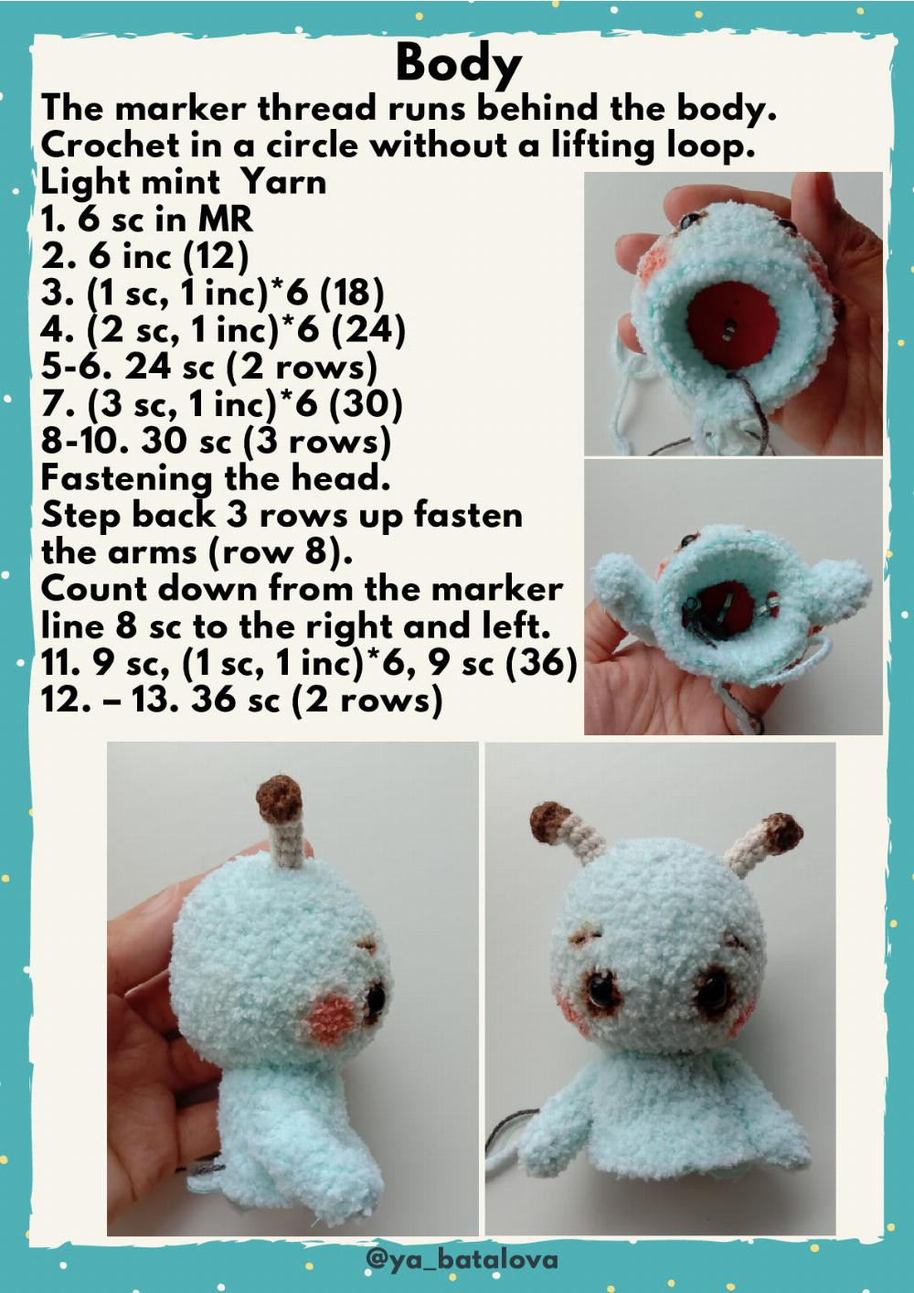 Crochet pattern "Snail – traveler"