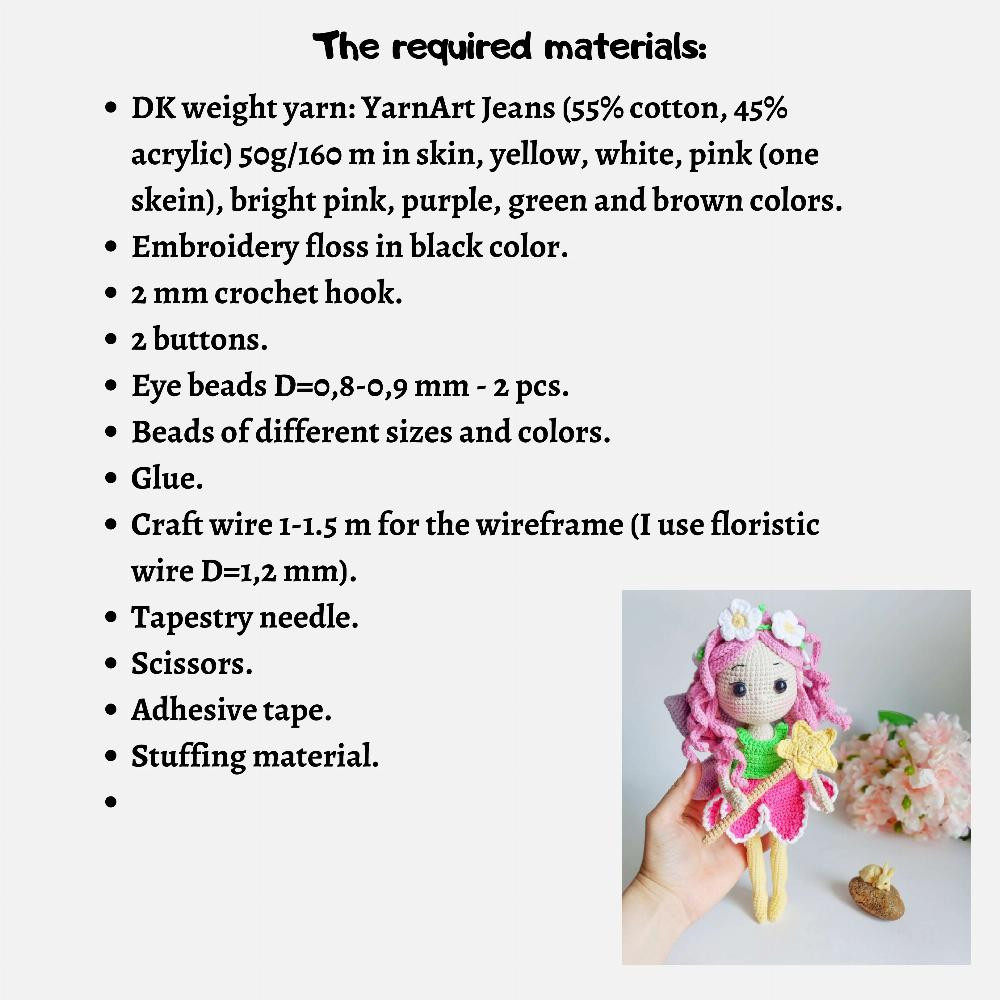 Crochet pattern The fairy