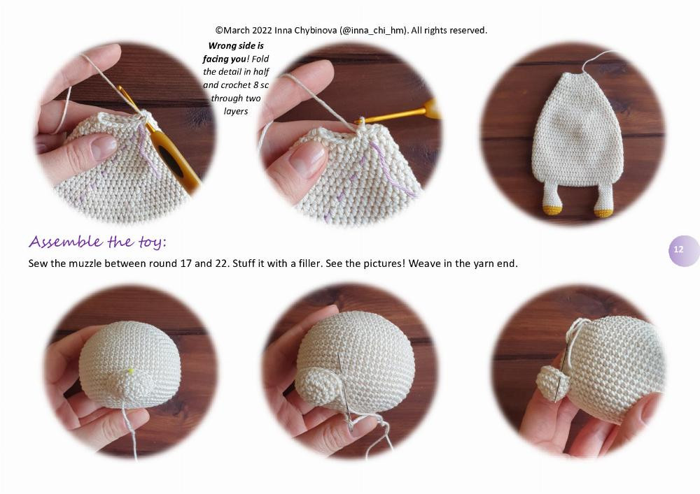 Crochet pattern “Unicorn Lovey”