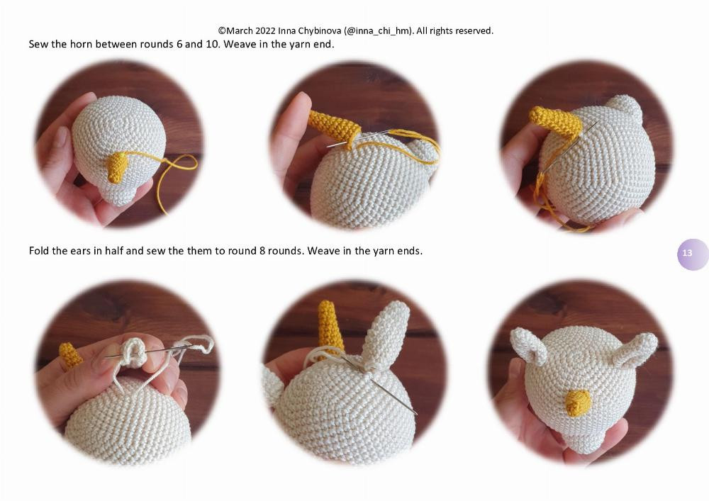 Crochet pattern “Unicorn Lovey”