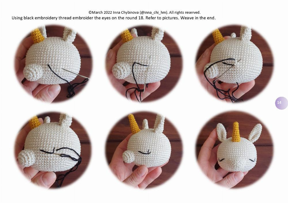 Crochet pattern “Unicorn Lovey”