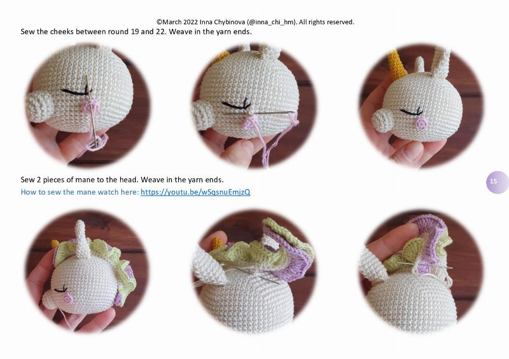 Crochet pattern “Unicorn Lovey”