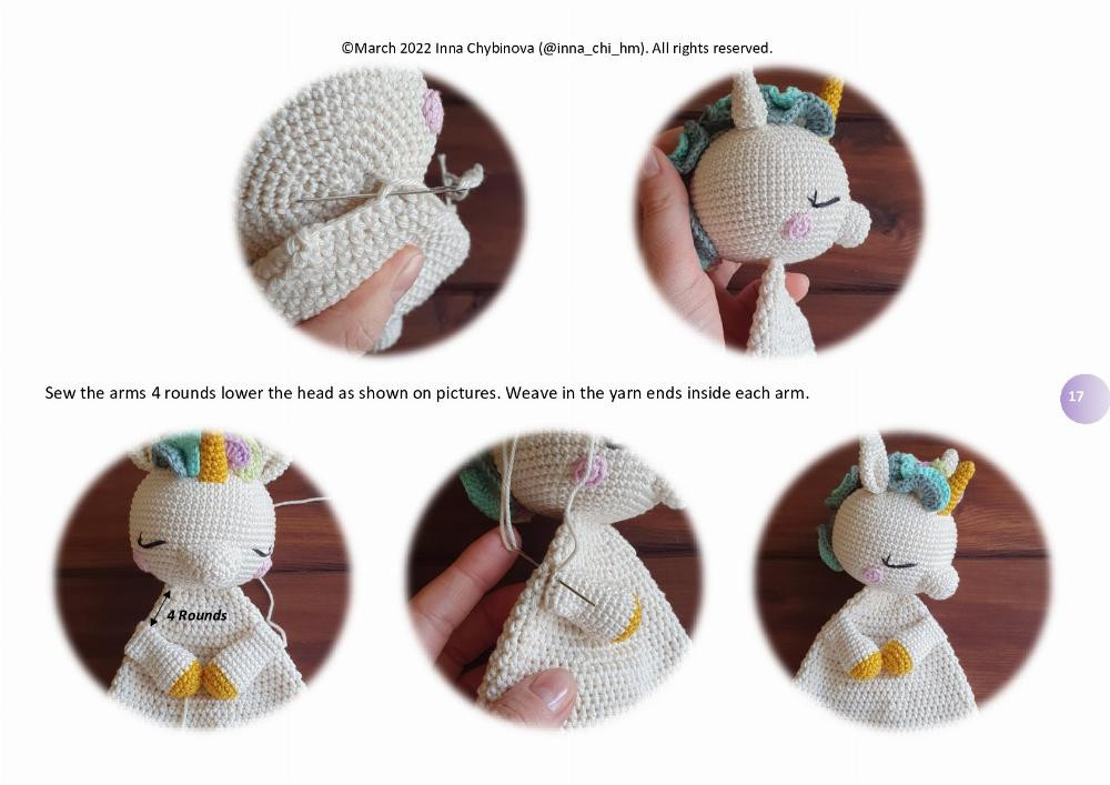 Crochet pattern “Unicorn Lovey”