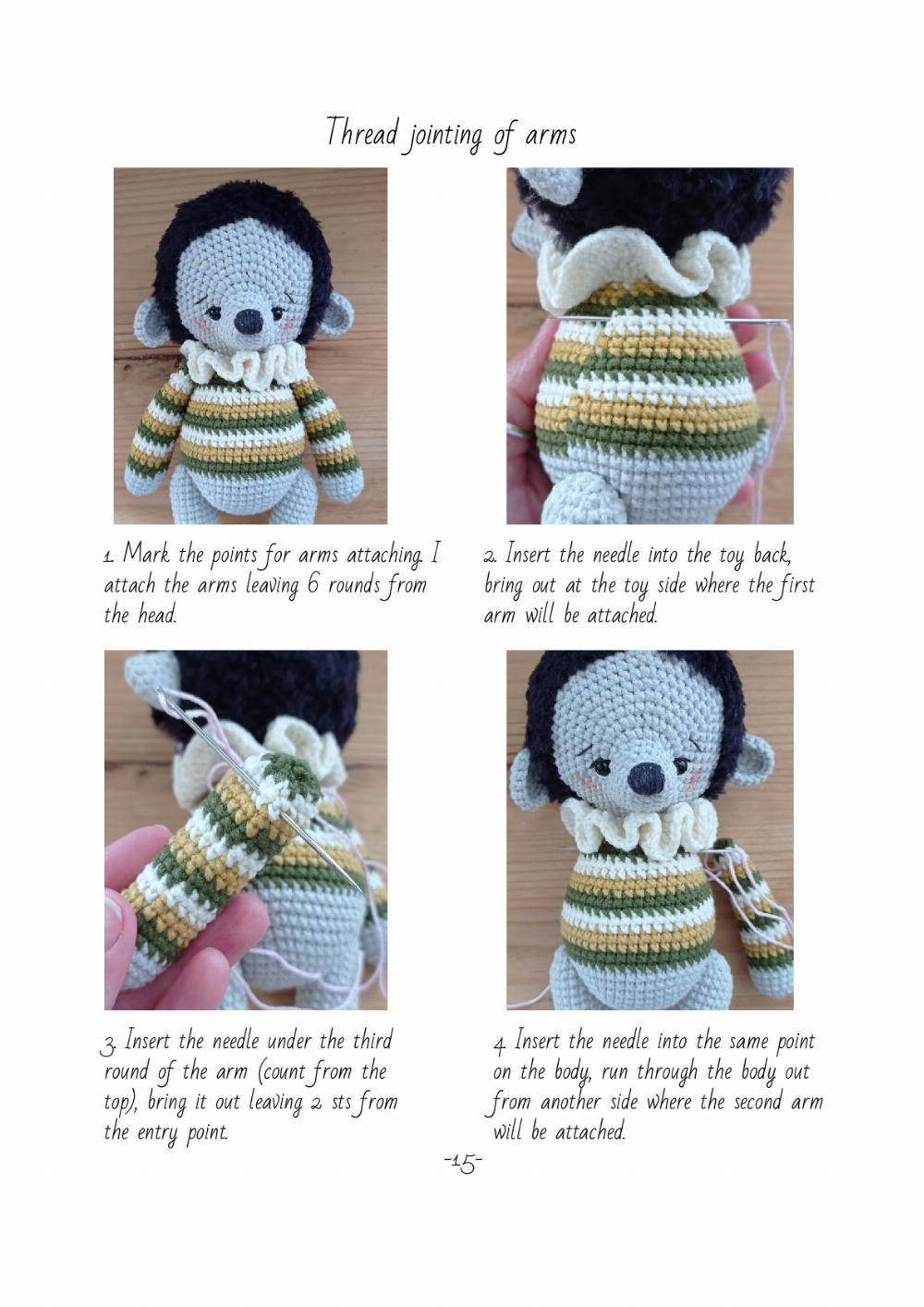 Crochet toy pattern "Hedgehog"