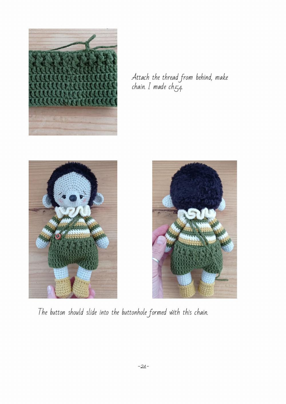 Crochet toy pattern "Hedgehog"