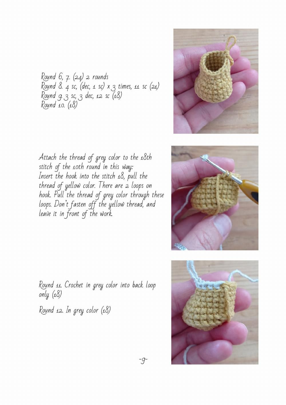 Crochet toy pattern "Hedgehog"