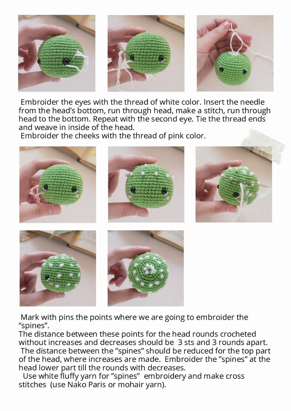 Crochet toy pattern LITTLE CUTE CACTUS