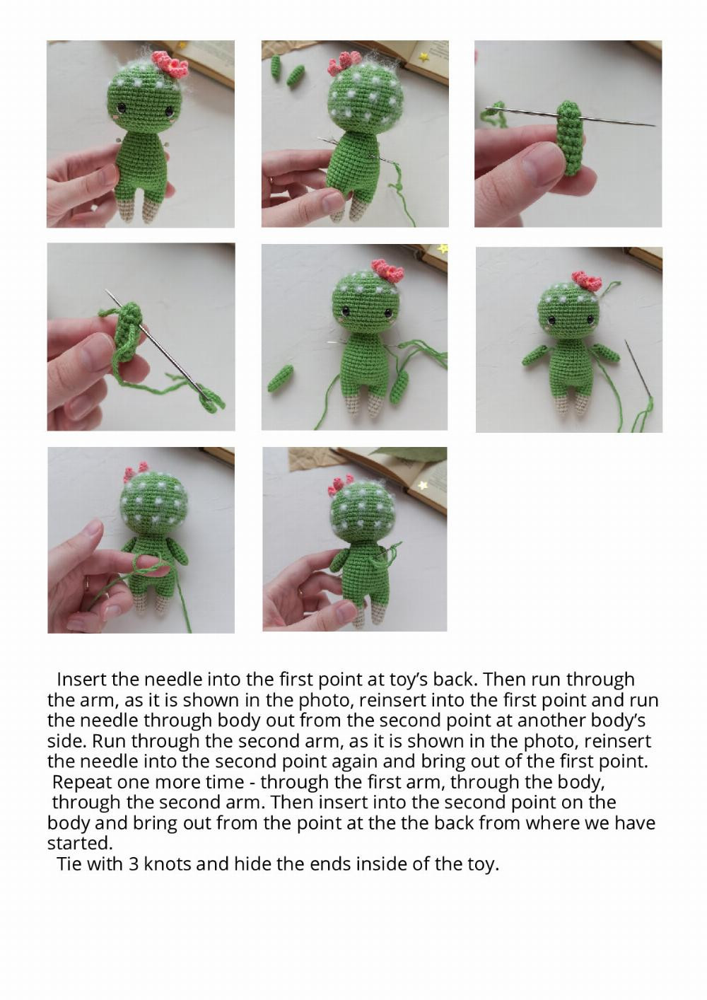 Crochet toy pattern LITTLE CUTE CACTUS