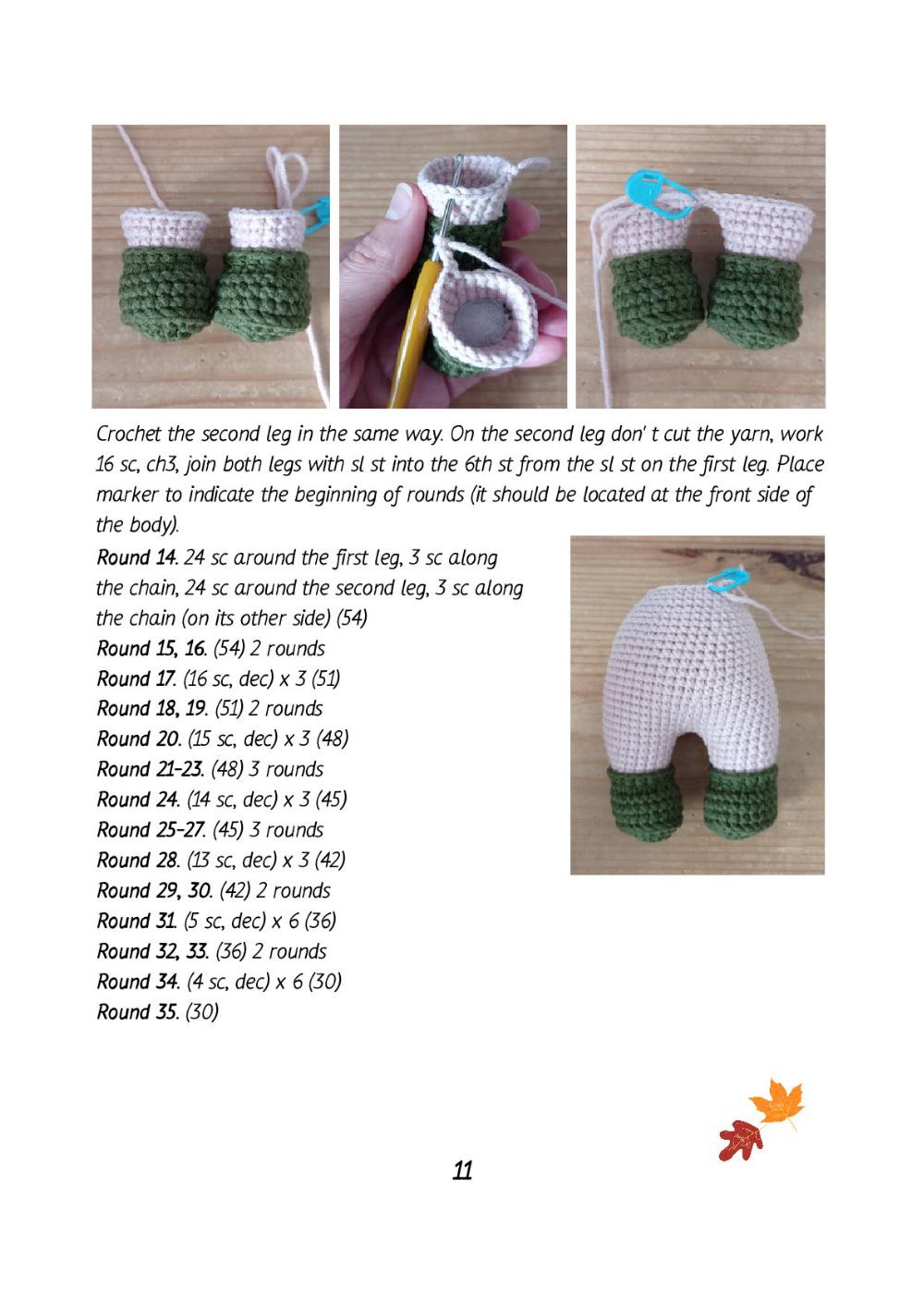 Crochet toy pattern "Mushroom"