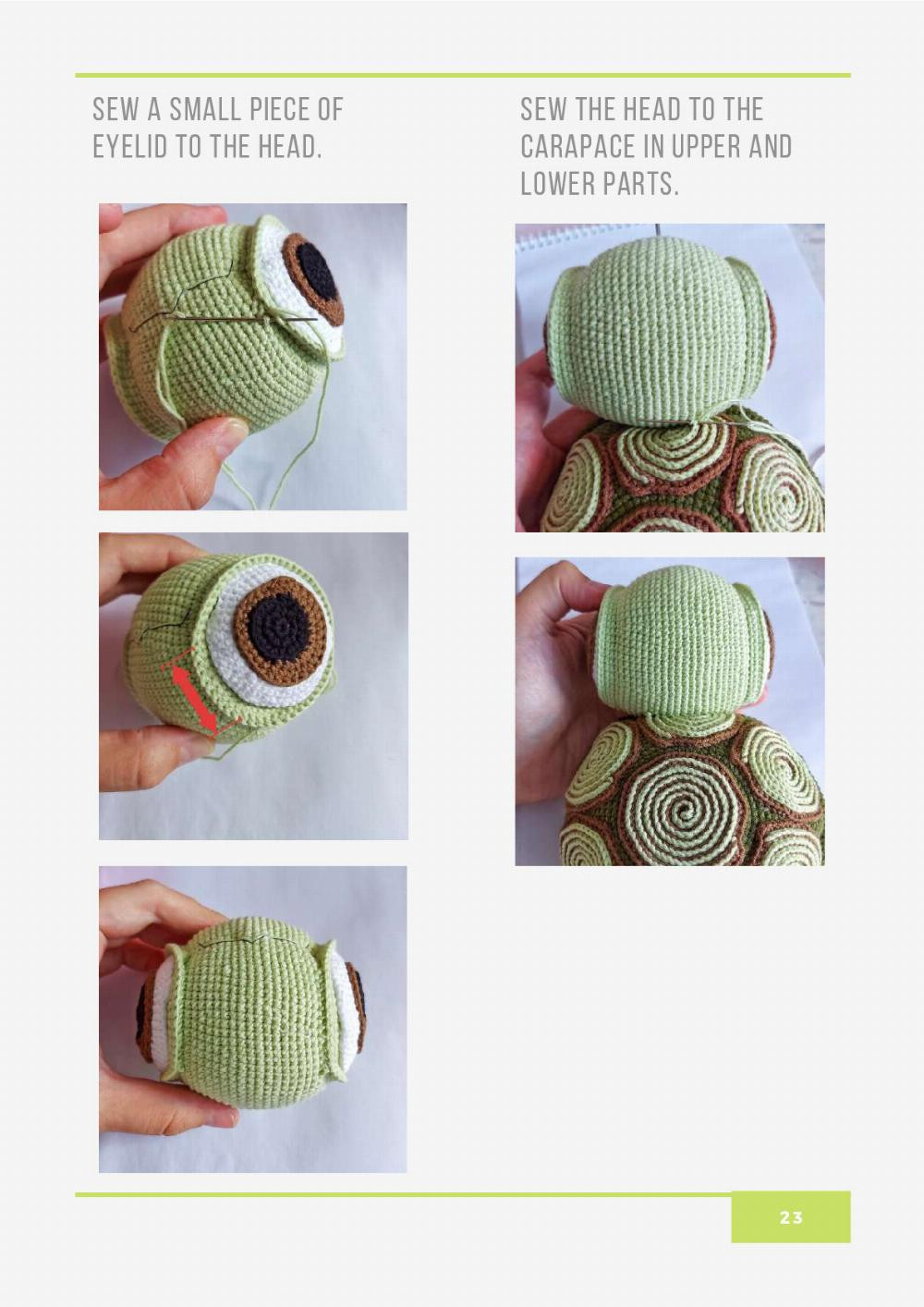 CROCHET TOY PATTERN turtles