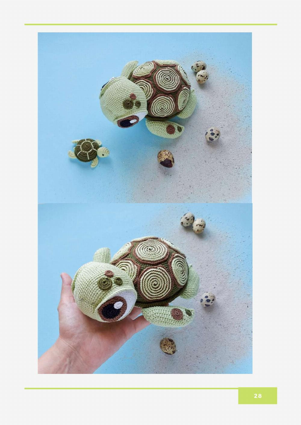 CROCHET TOY PATTERN turtles