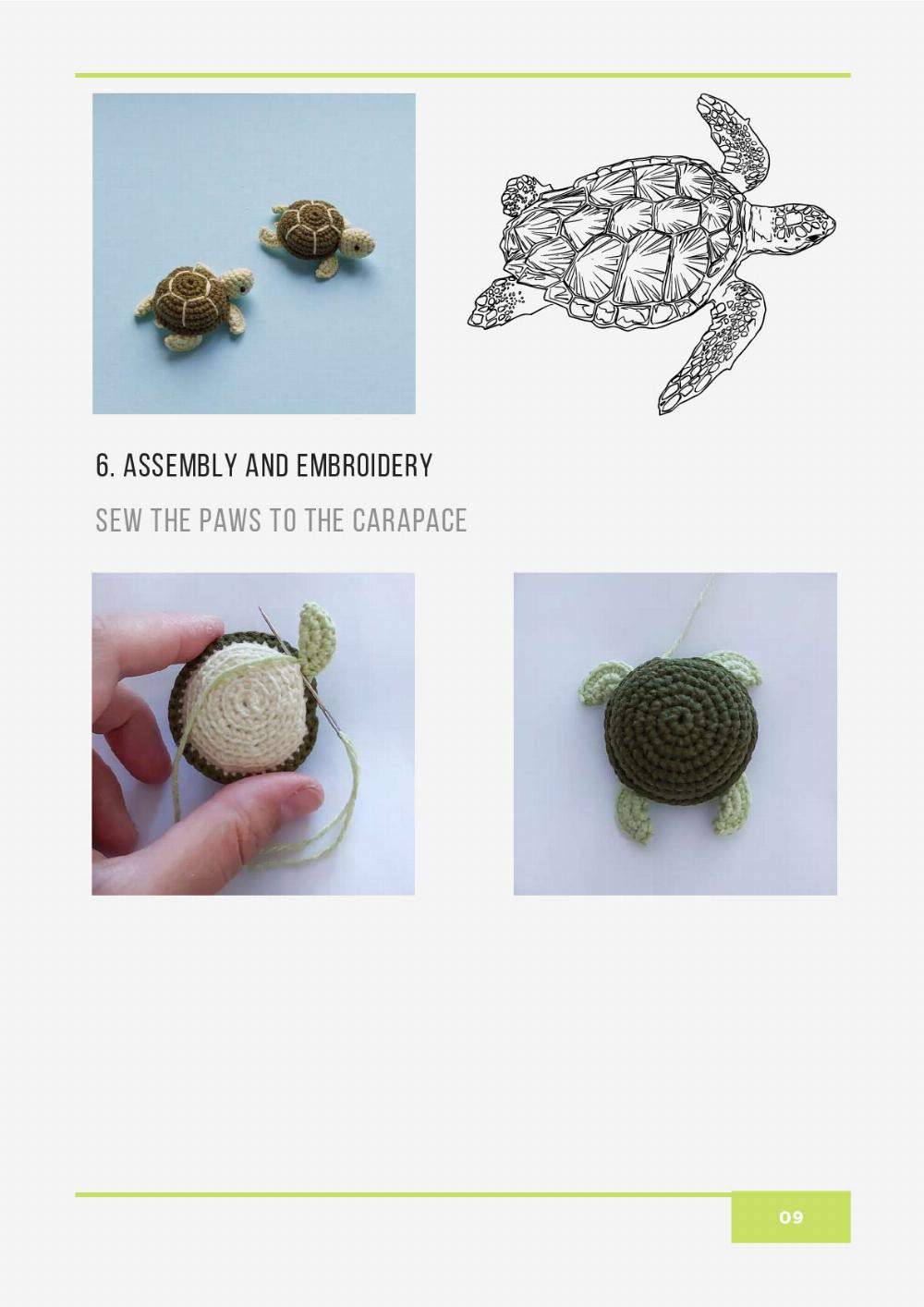 CROCHET TOY PATTERN turtles