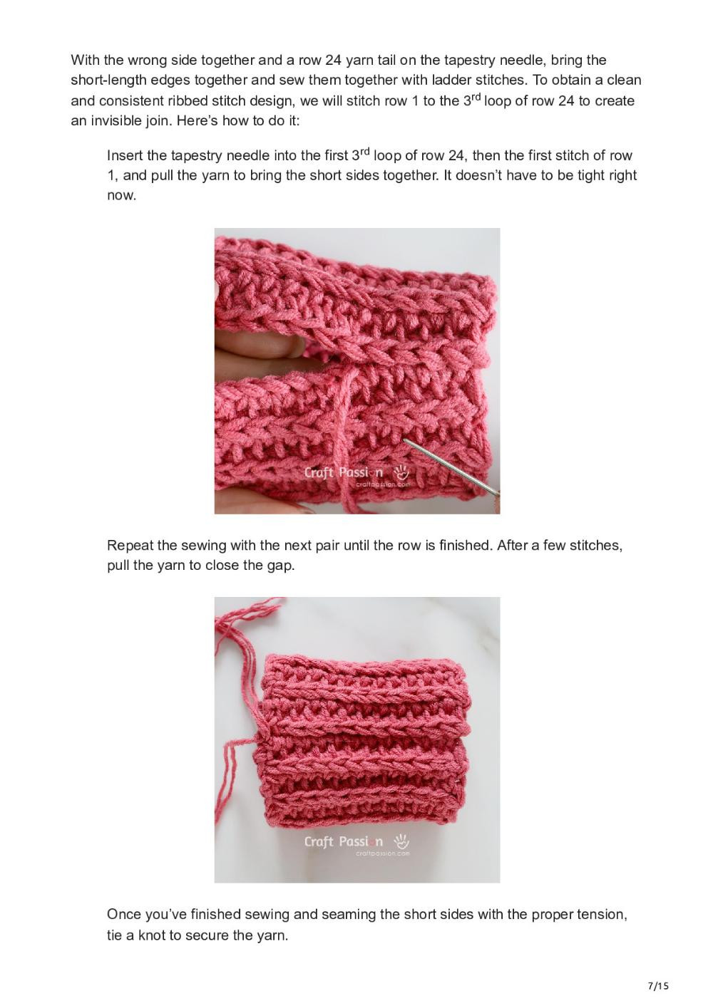 Crochet Tulip Free Pattern