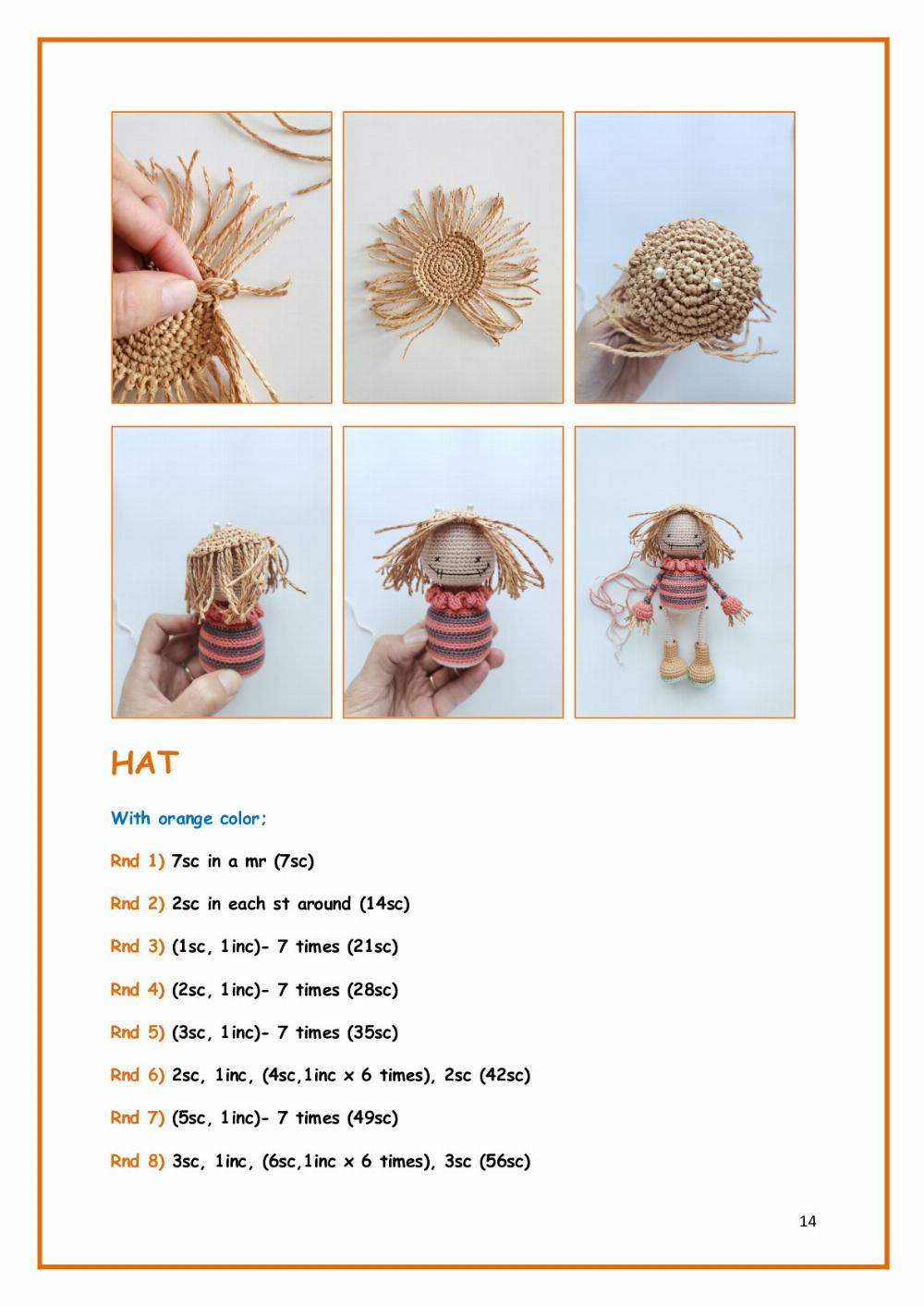 CUTE SCARECROW Amigurumi pattern