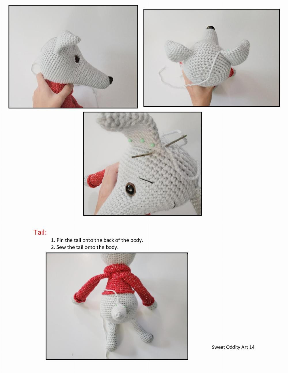 Dash the Greyhound Crochet Pattern