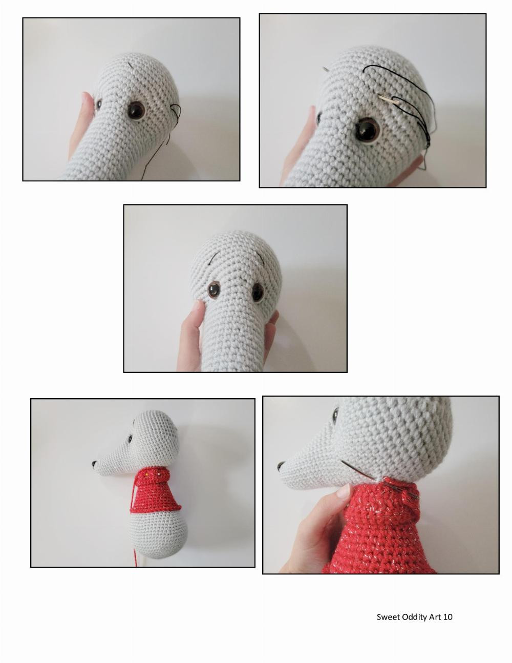 Dash the Greyhound Crochet Pattern