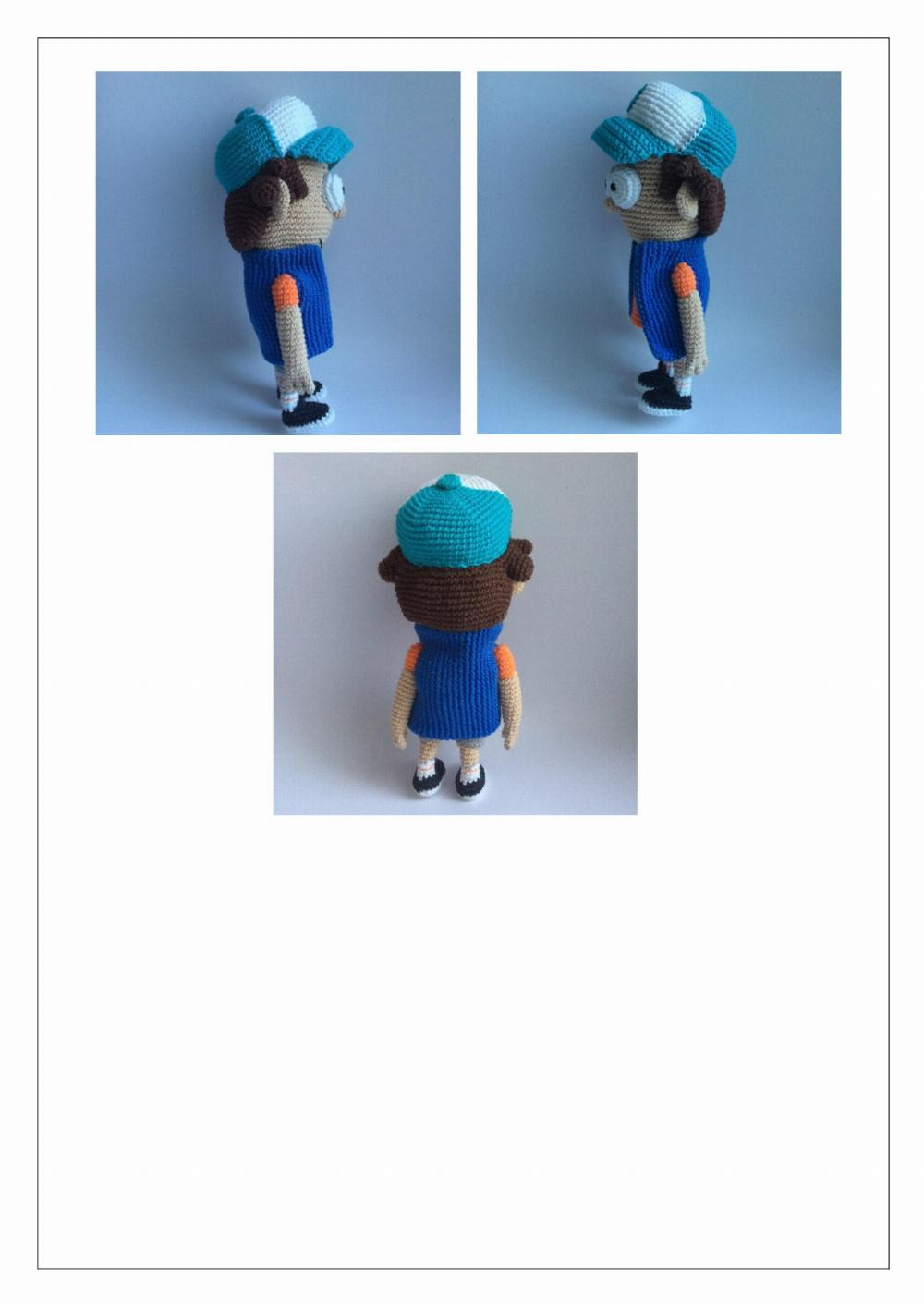 DIPPER doll crochet pattern