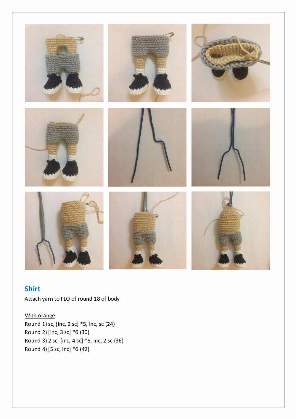 DIPPER doll crochet pattern