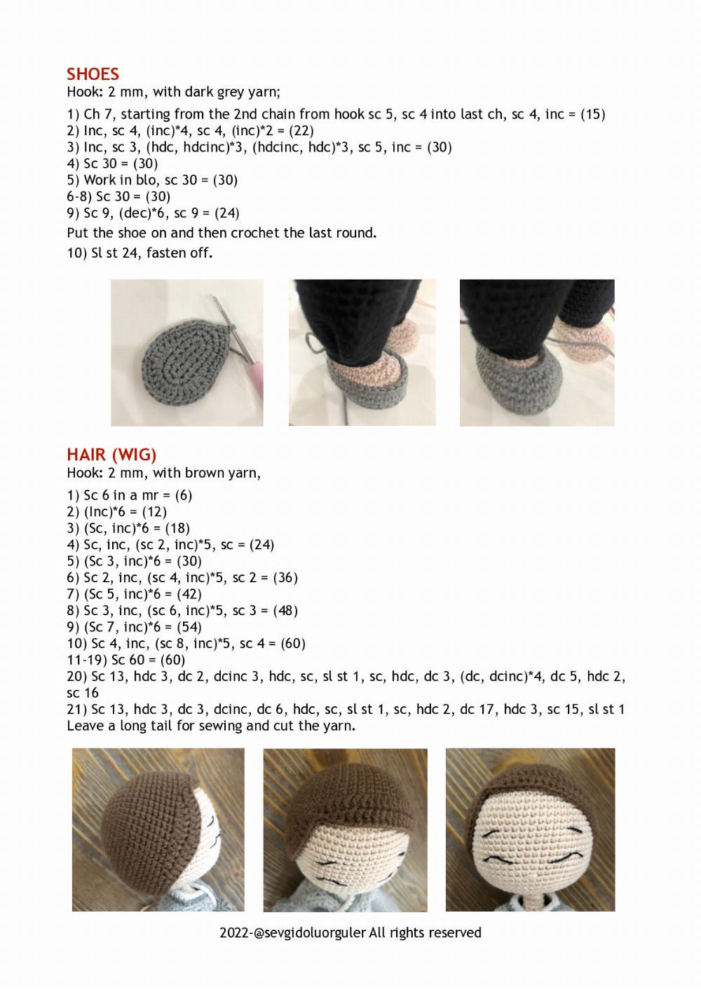 DOLL MIN-JUN AMIGURUMI PATTERN