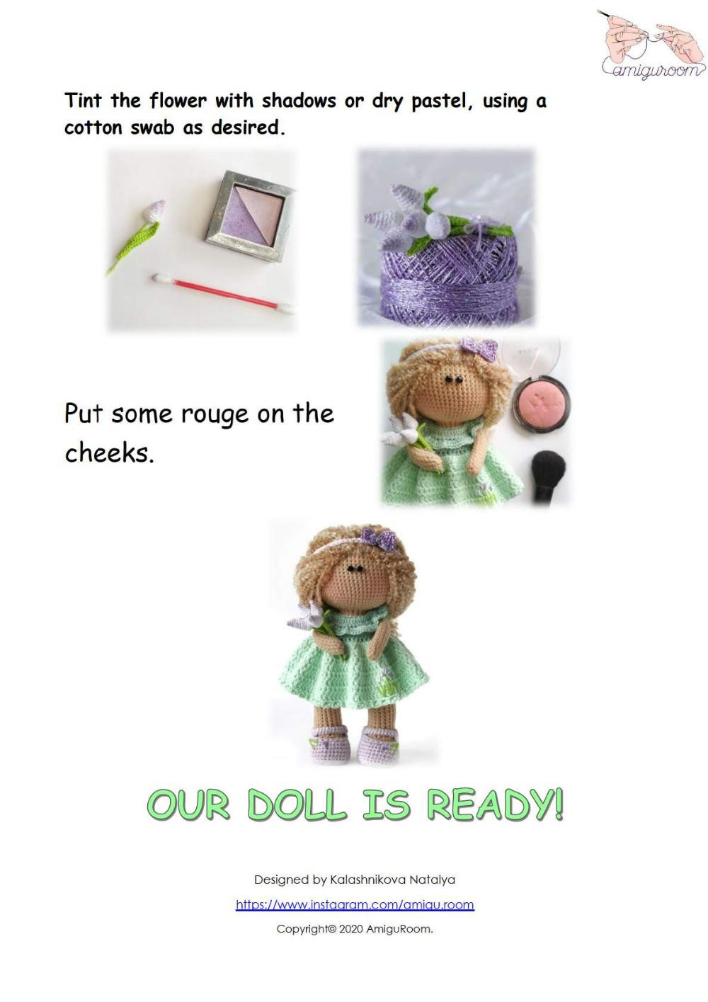 doll outfit pattern the 8th day of march