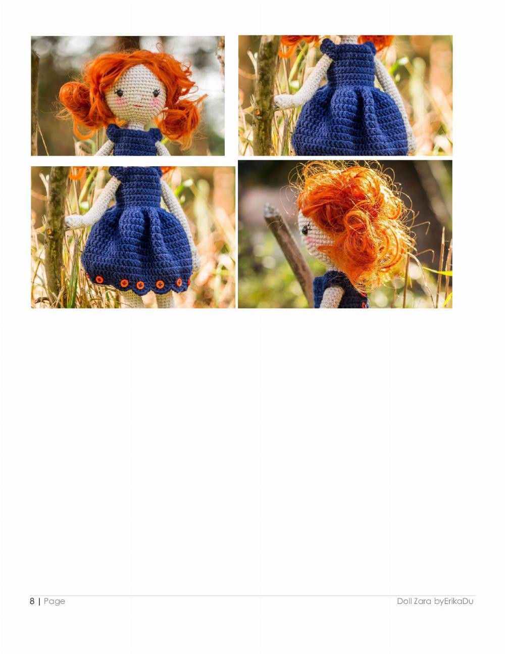 Doll Zara crochet pattern