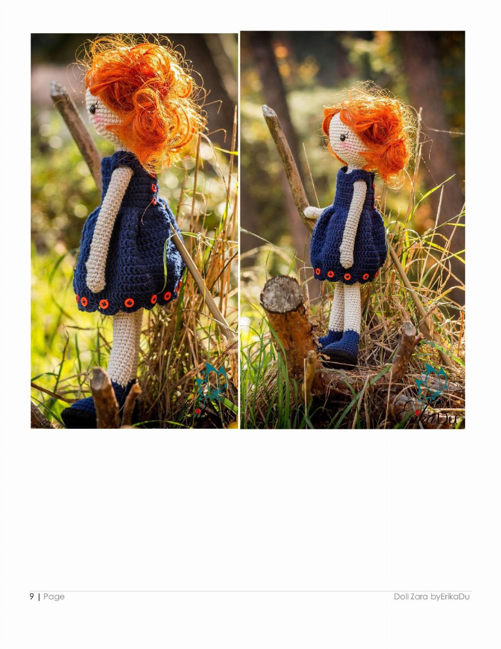 Doll Zara crochet pattern