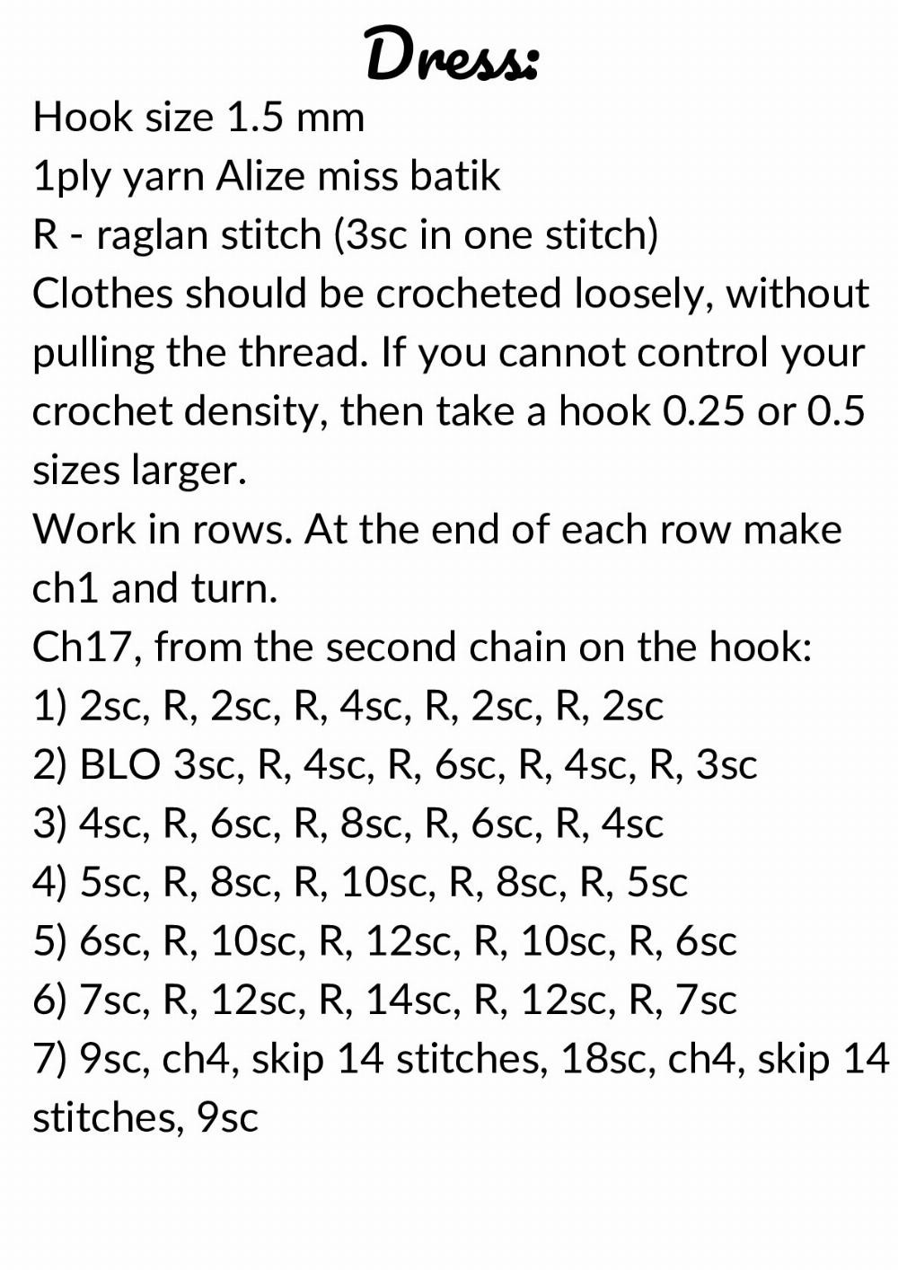 Dolly Lisa Crochet Pattern