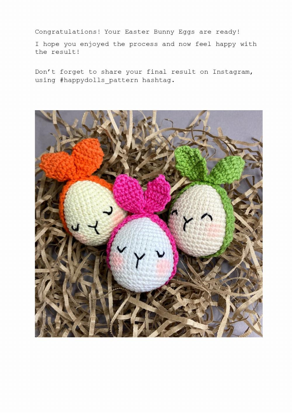 Easter Bunny Eggs crochet pattern