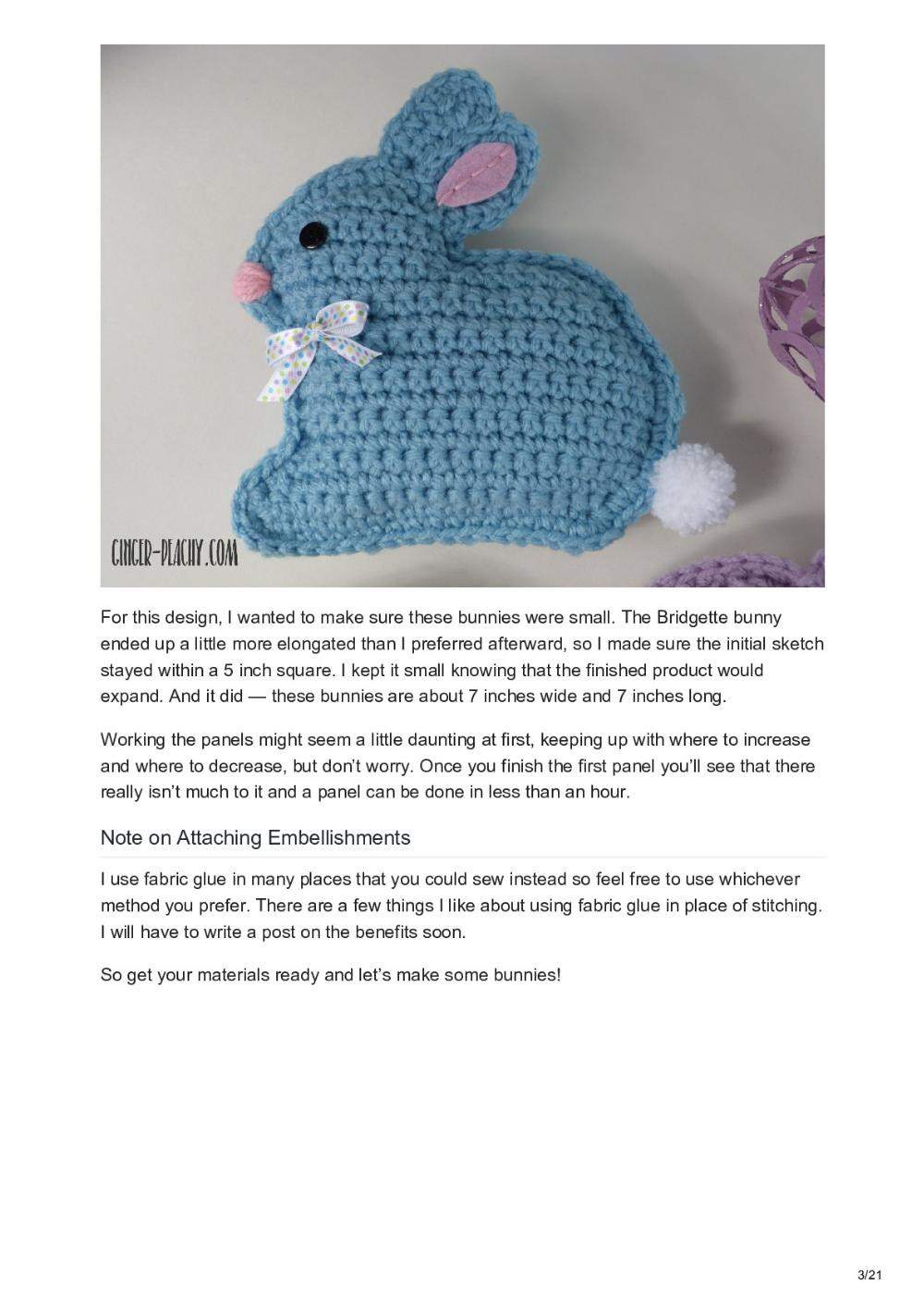 Easter Bunny Plushies | Free Crochet Pattern