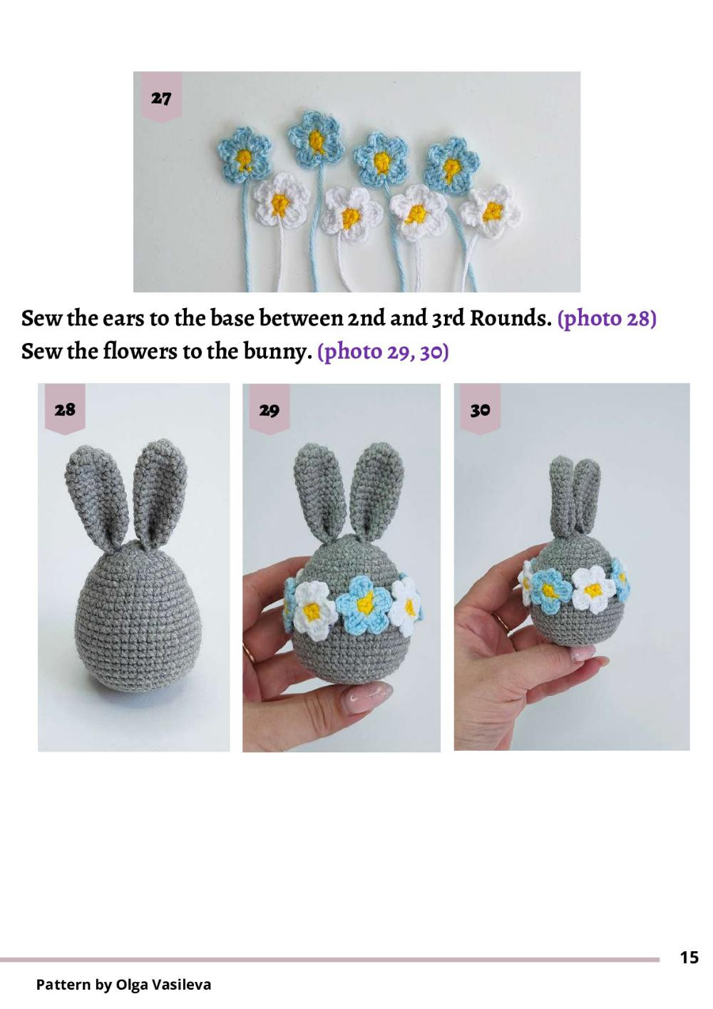 easter eggs crochet pattern