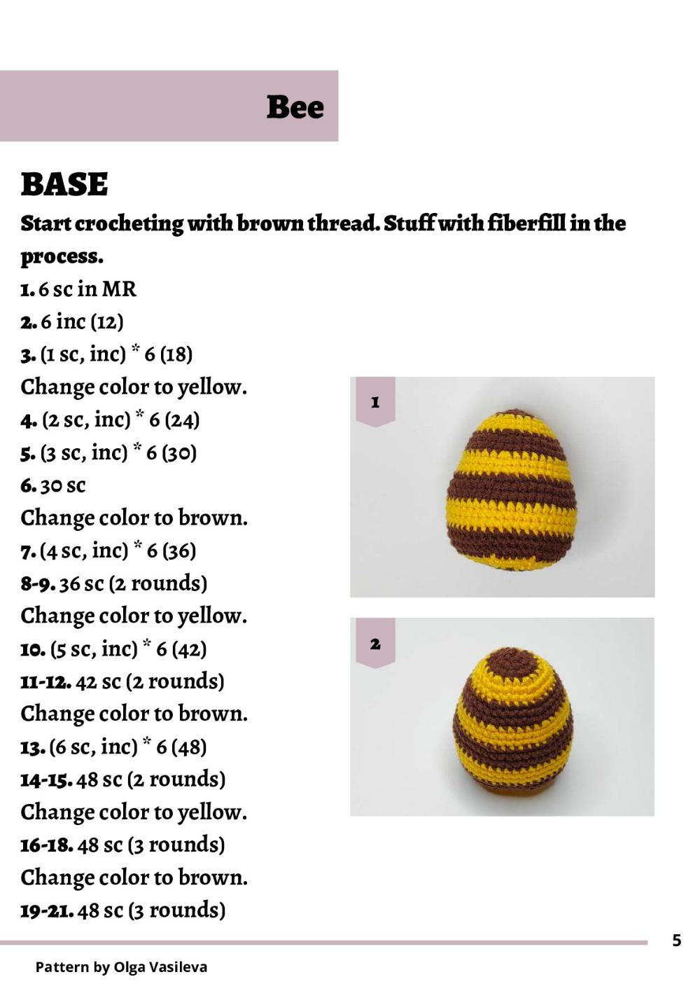 easter eggs crochet pattern