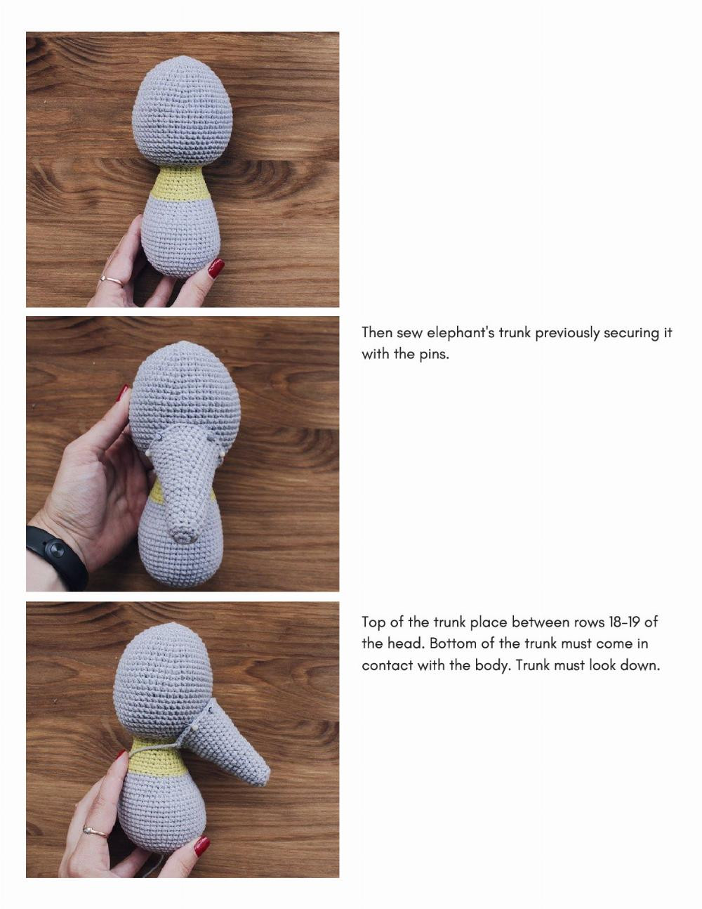 ELEPHANT WENDY crochet pattern