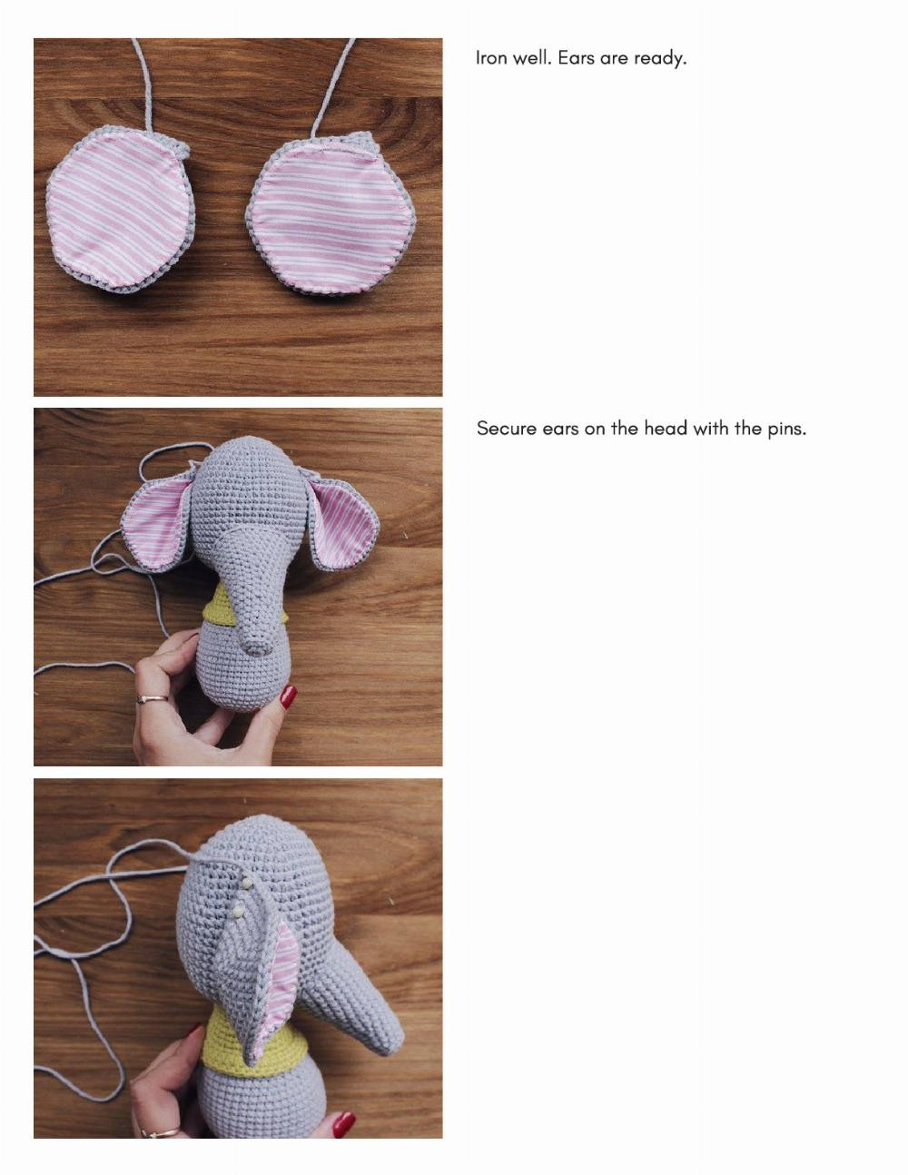 ELEPHANT WENDY crochet pattern