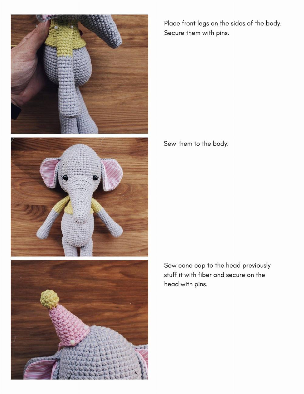 ELEPHANT WENDY crochet pattern