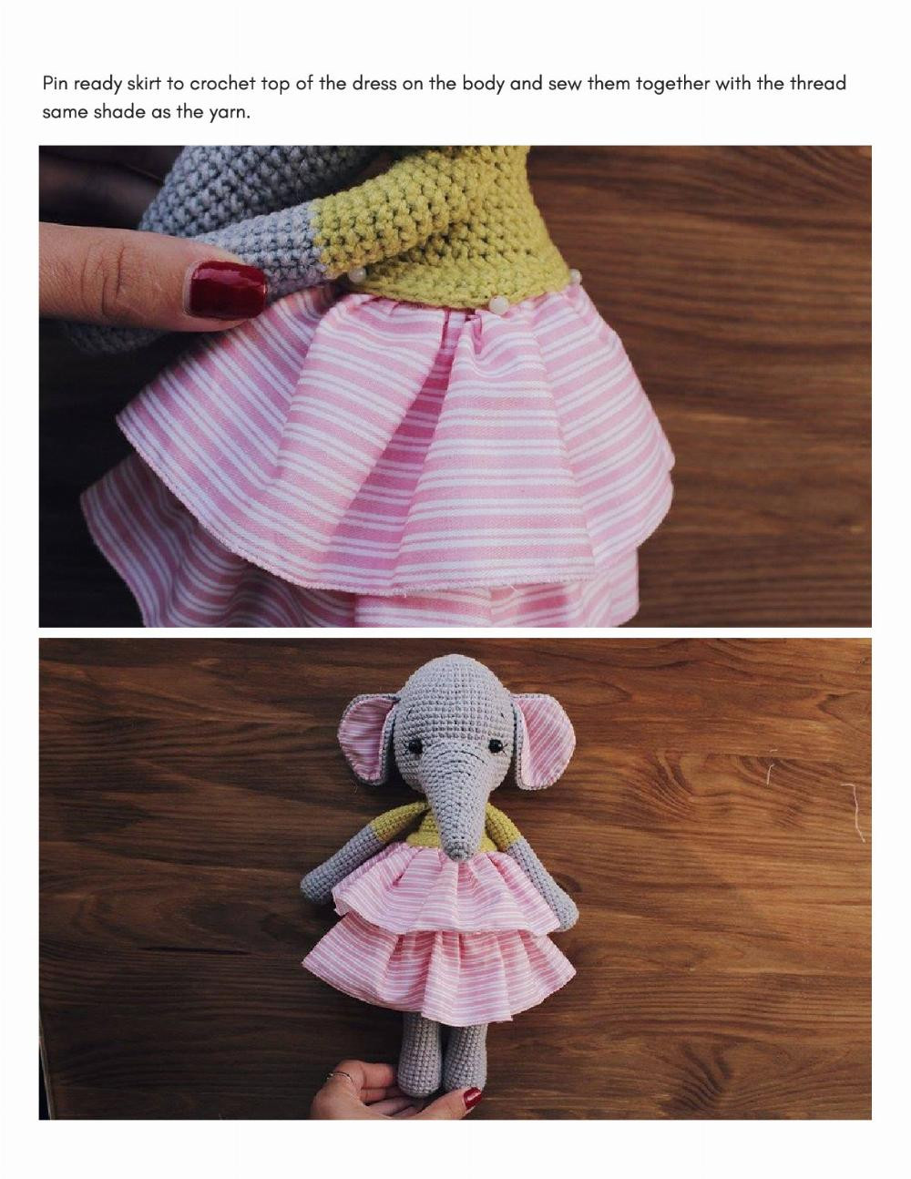 ELEPHANT WENDY crochet pattern